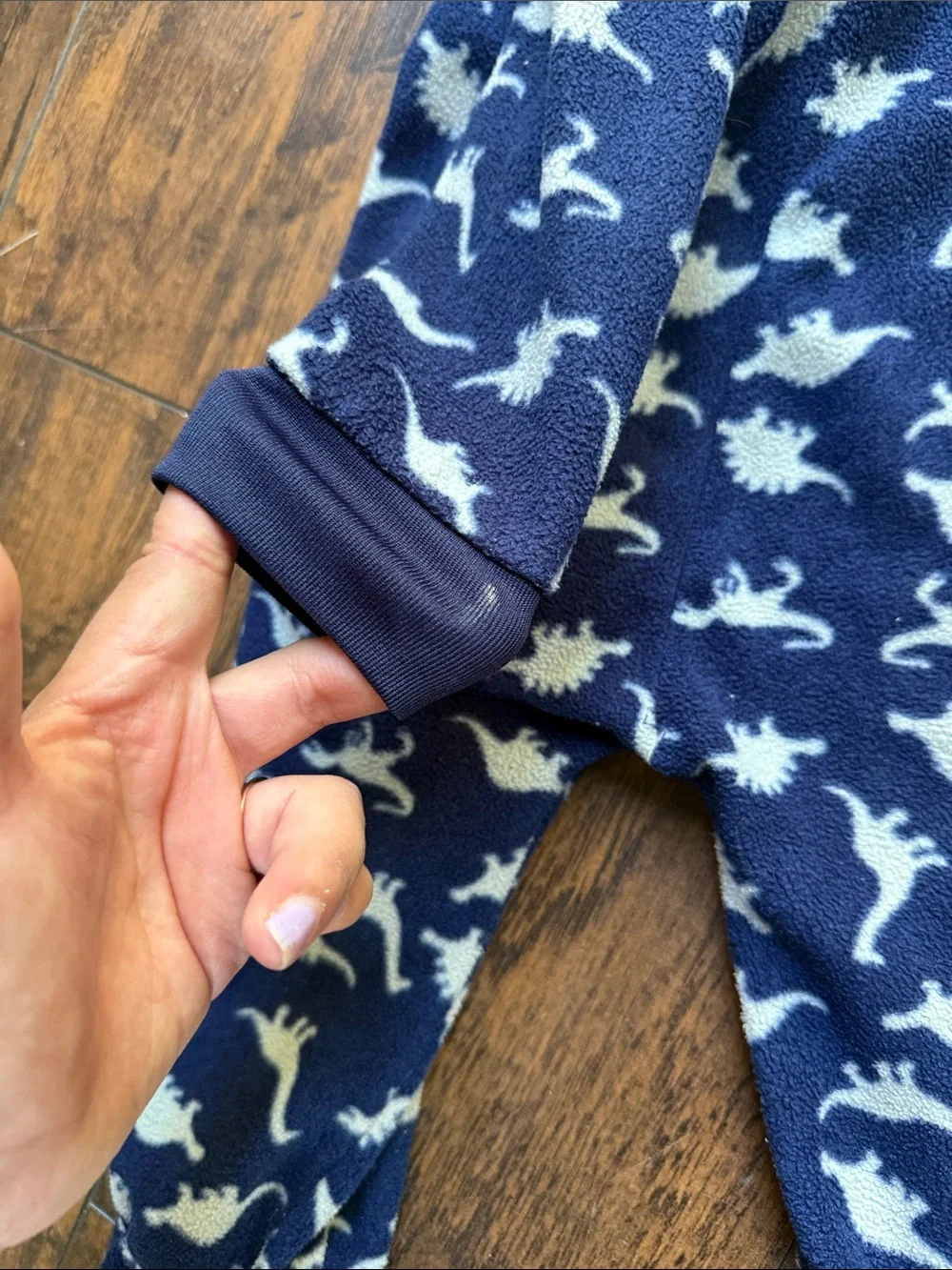 Dinosaurs footed onesie pajama